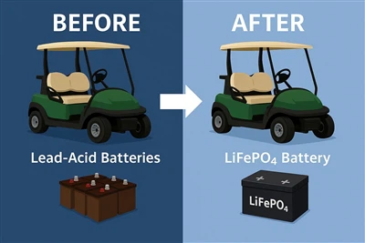 Jak zaktualizować swój wózek golfowy do pakietu baterii LifePo4 (krok - przez...